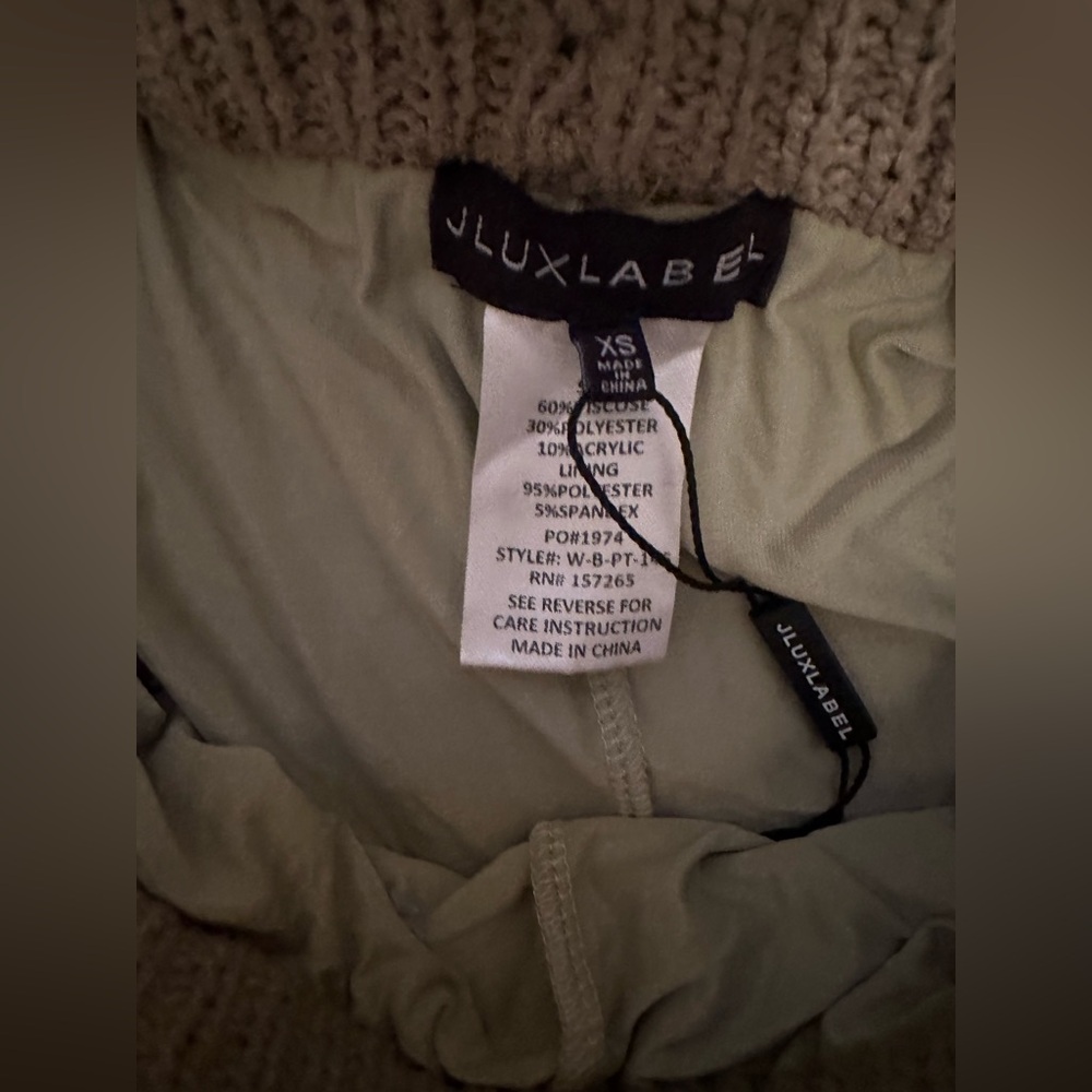 Jluxlabel moss island crochet pants size xs - Picture 3 of 5